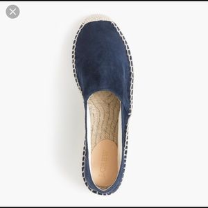JCREW Espadrilles, Navy Suede